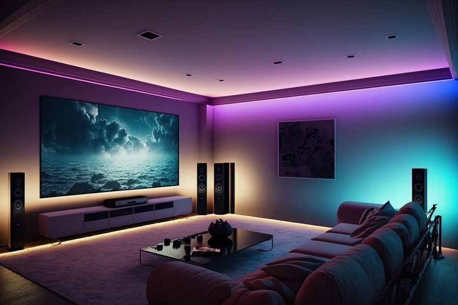 Living and Cinema room