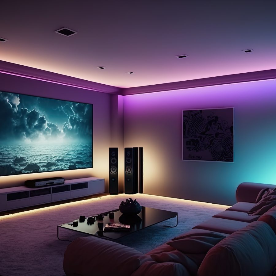 Living and Cinema room